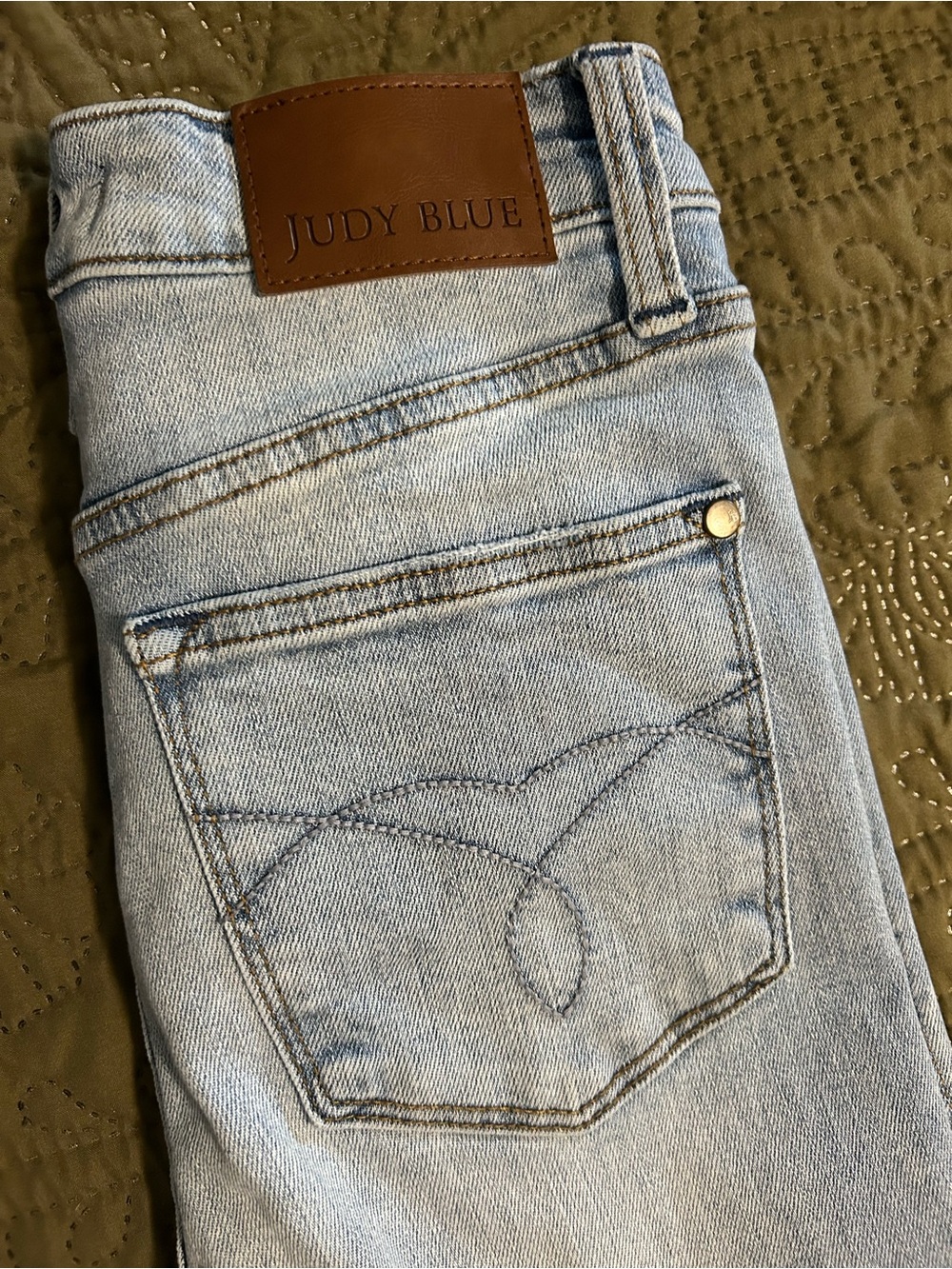 Judy Blue Light Wash Skinny High-Rise Jeans